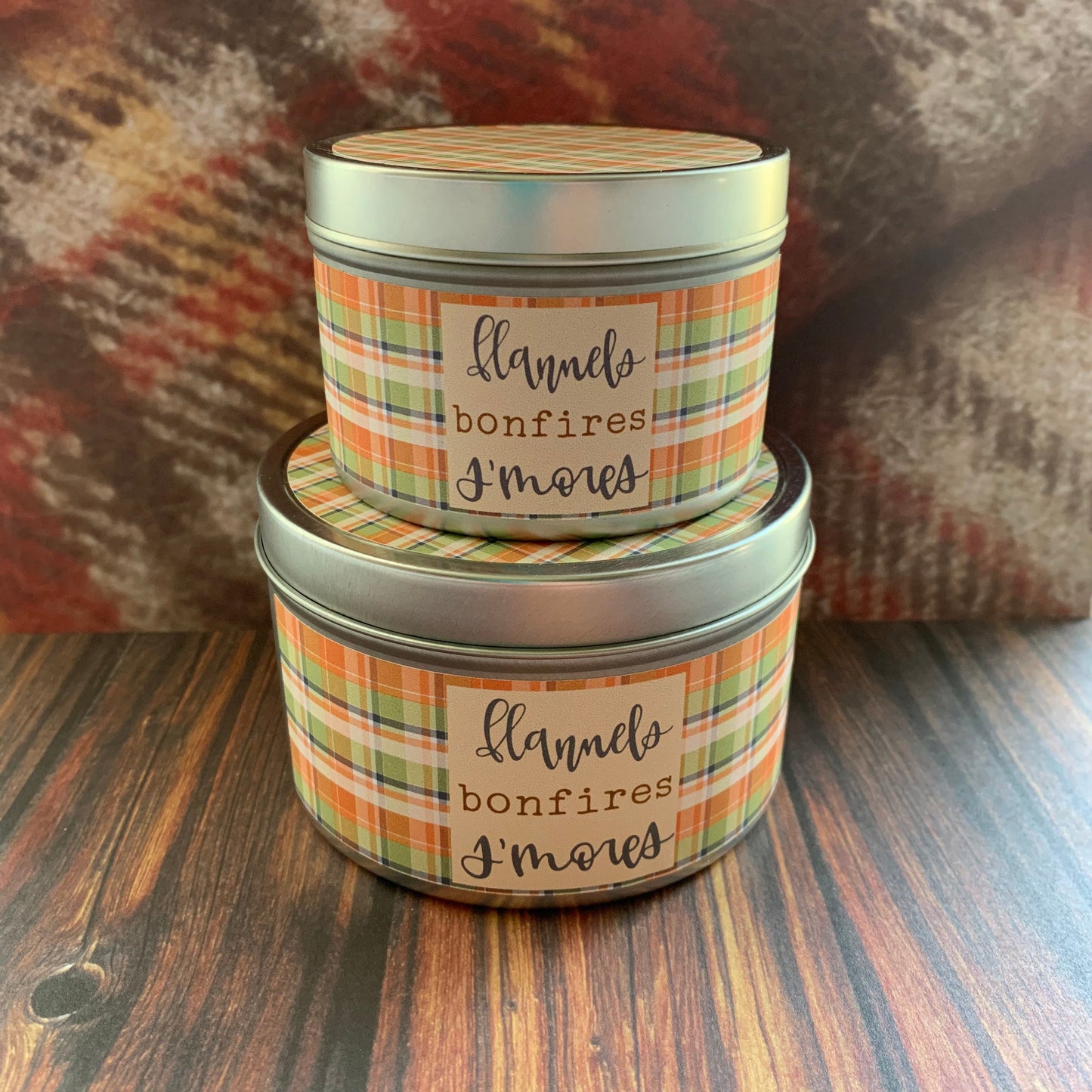 100% soy candle - Fall candles - Autumn Flannel