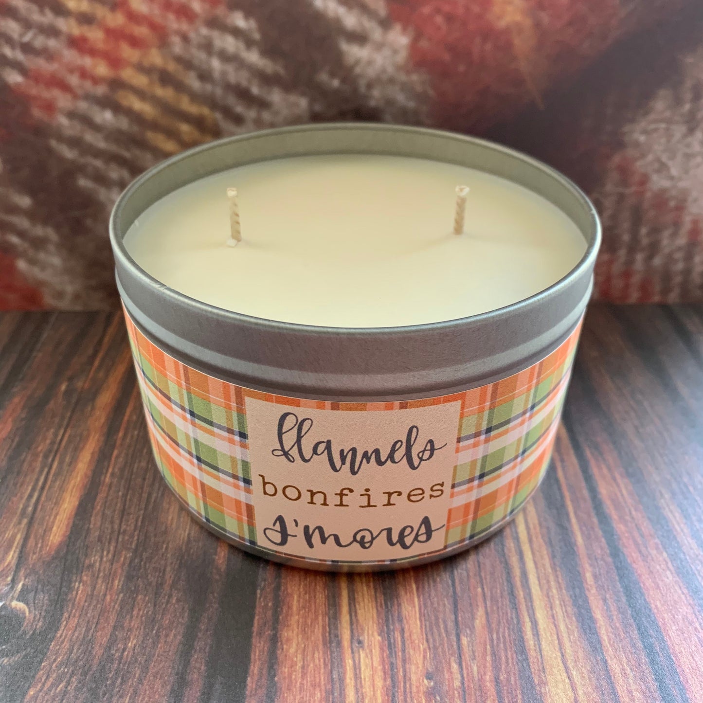 100% soy candle - Fall candles - Autumn Flannel